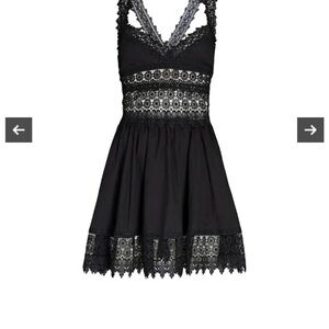 Charo Ruiz Black Lace Dress